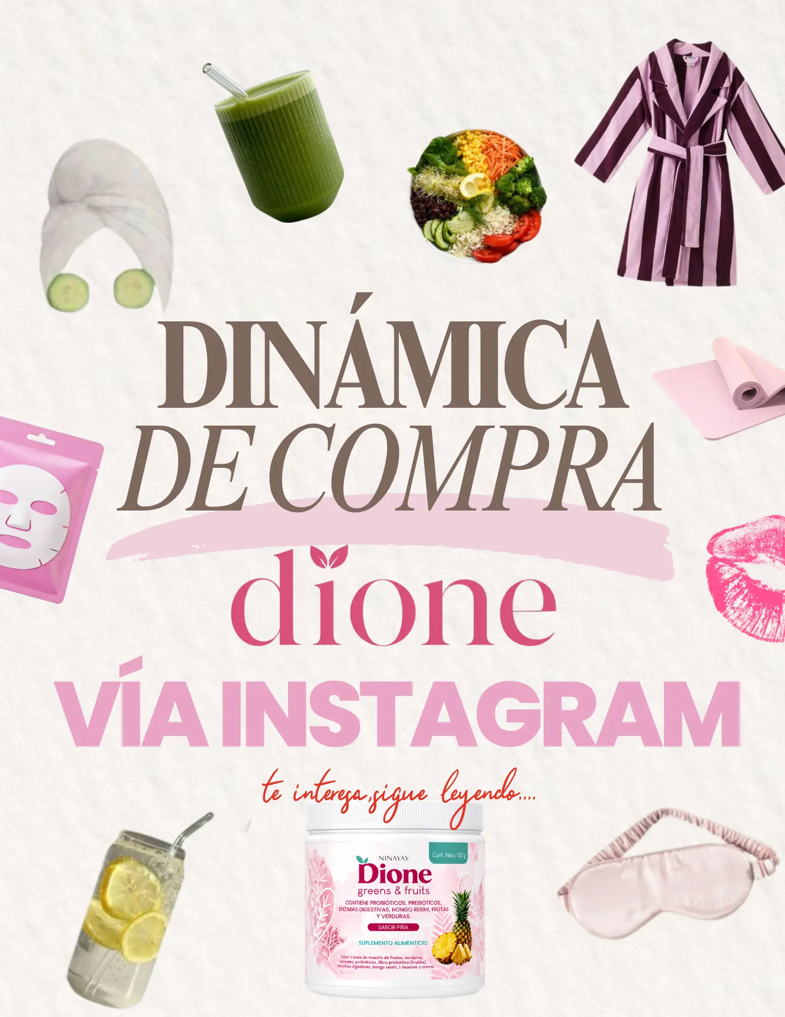 Flyer dinámica de compra Dione