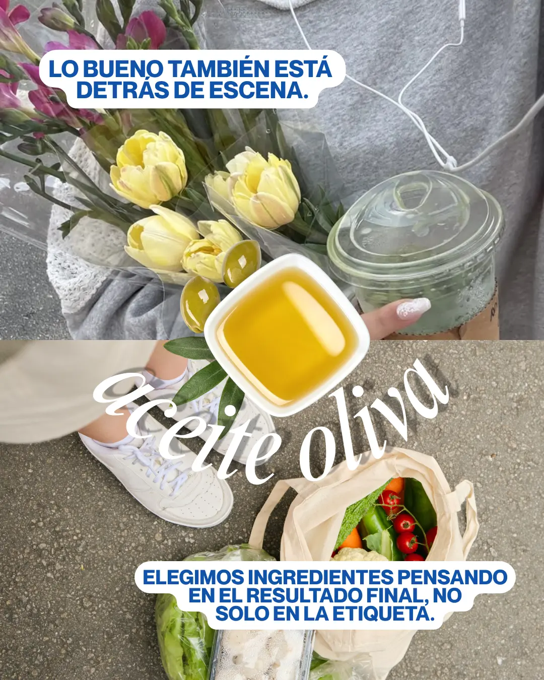 Contenido sobre aceite de oliva de Sunrise Crunch